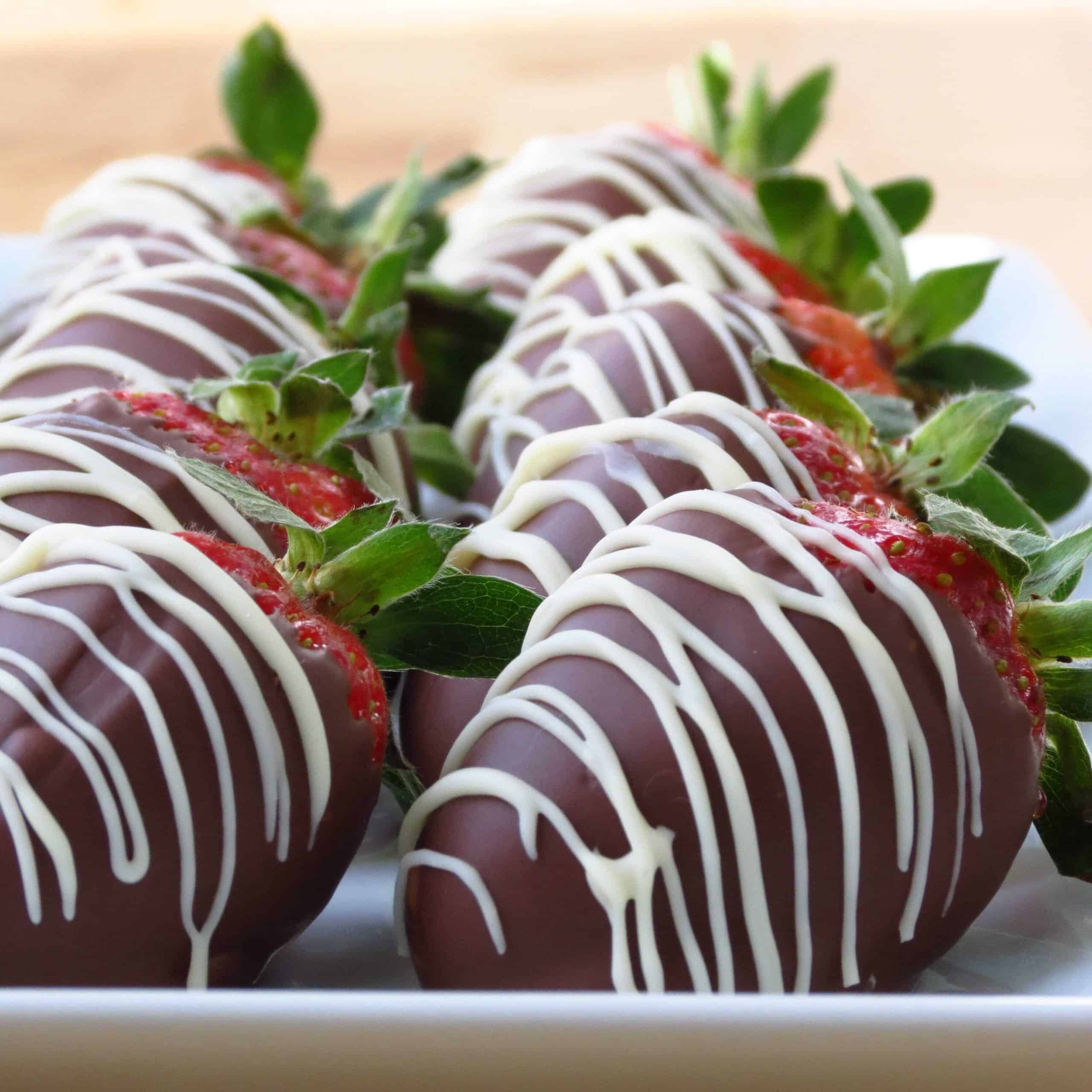 Valentine's Day Chocolate Covered Strawberries - Joyous Apron