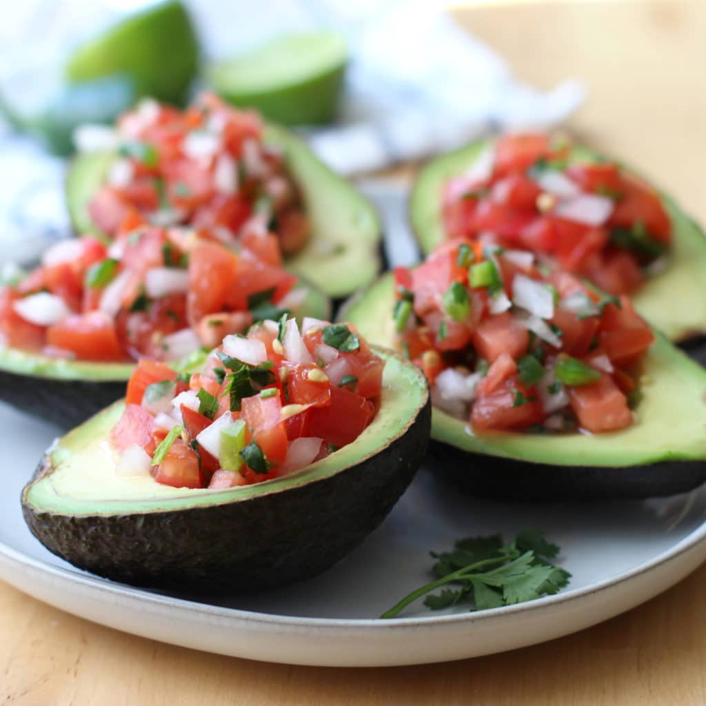 Pico de Gallo Stuffed Avocado - Joyous Apron