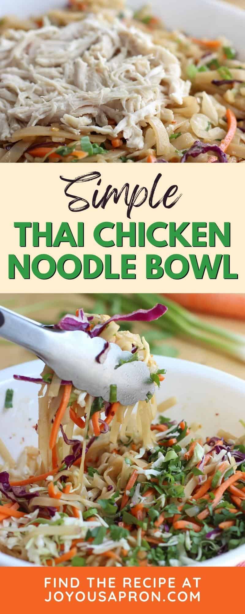 Thai Noodle Bowl (SO EASY!) - Joyous Apron