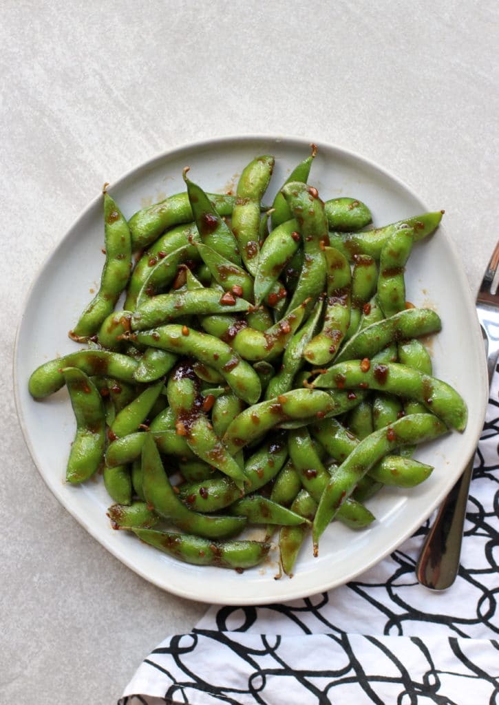 Easy Edamame Recipe - The Forked Spoon