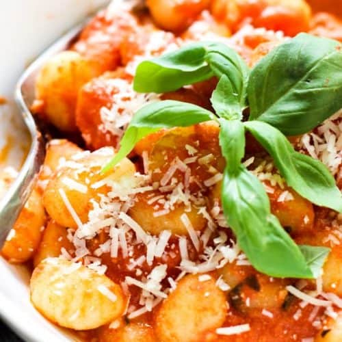 Tomato Basil Gnocchi (Easy and Flavorful!) - Joyous Apron