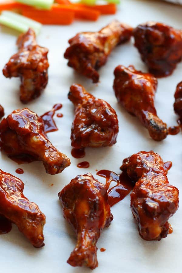 Oven Baked BBQ Chicken Wings (Very CRISPY!) - Joyous Apron