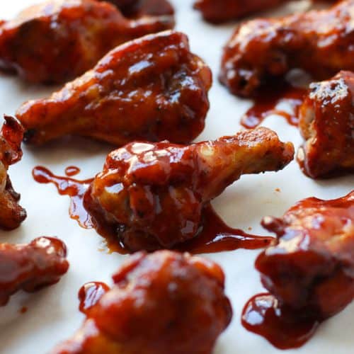 Oven Baked Bbq Chicken Wings Very Crispy Joyous Apron 0358