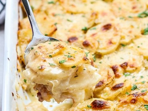 Simple Scalloped Potatoes - Garlic & Zest