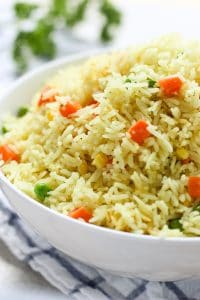 Easy Mixed Vegetable Rice - Joyous Apron