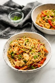 Chicken Lo Mein - Joyous Apron