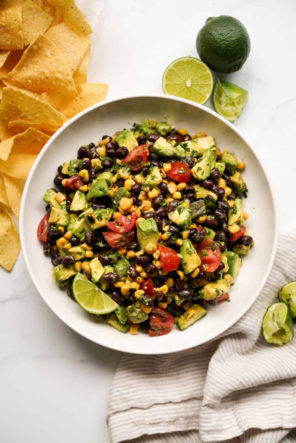 Avocado Corn and Black Bean Salsa - Joyous Apron