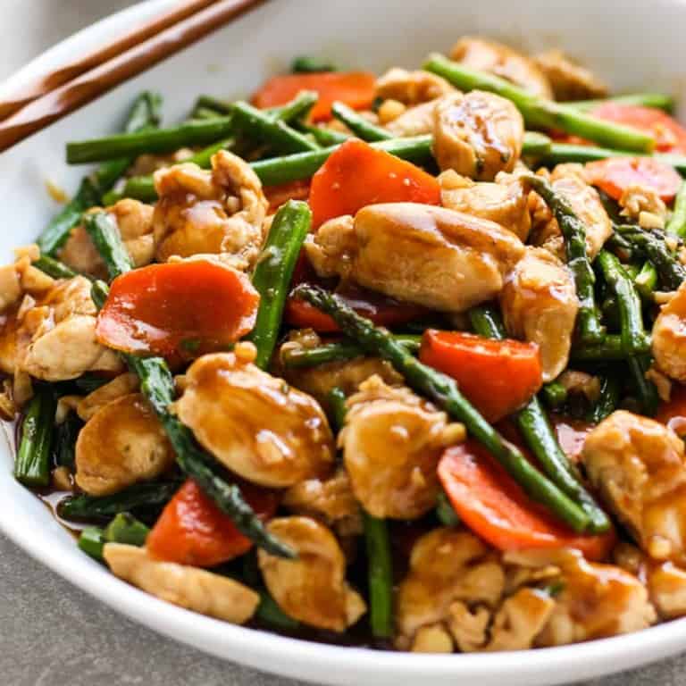 Chicken and Asparagus Stir Fry - Joyous Apron