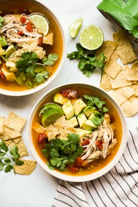 Instant Pot Chicken Tortilla Soup - Joyous Apron