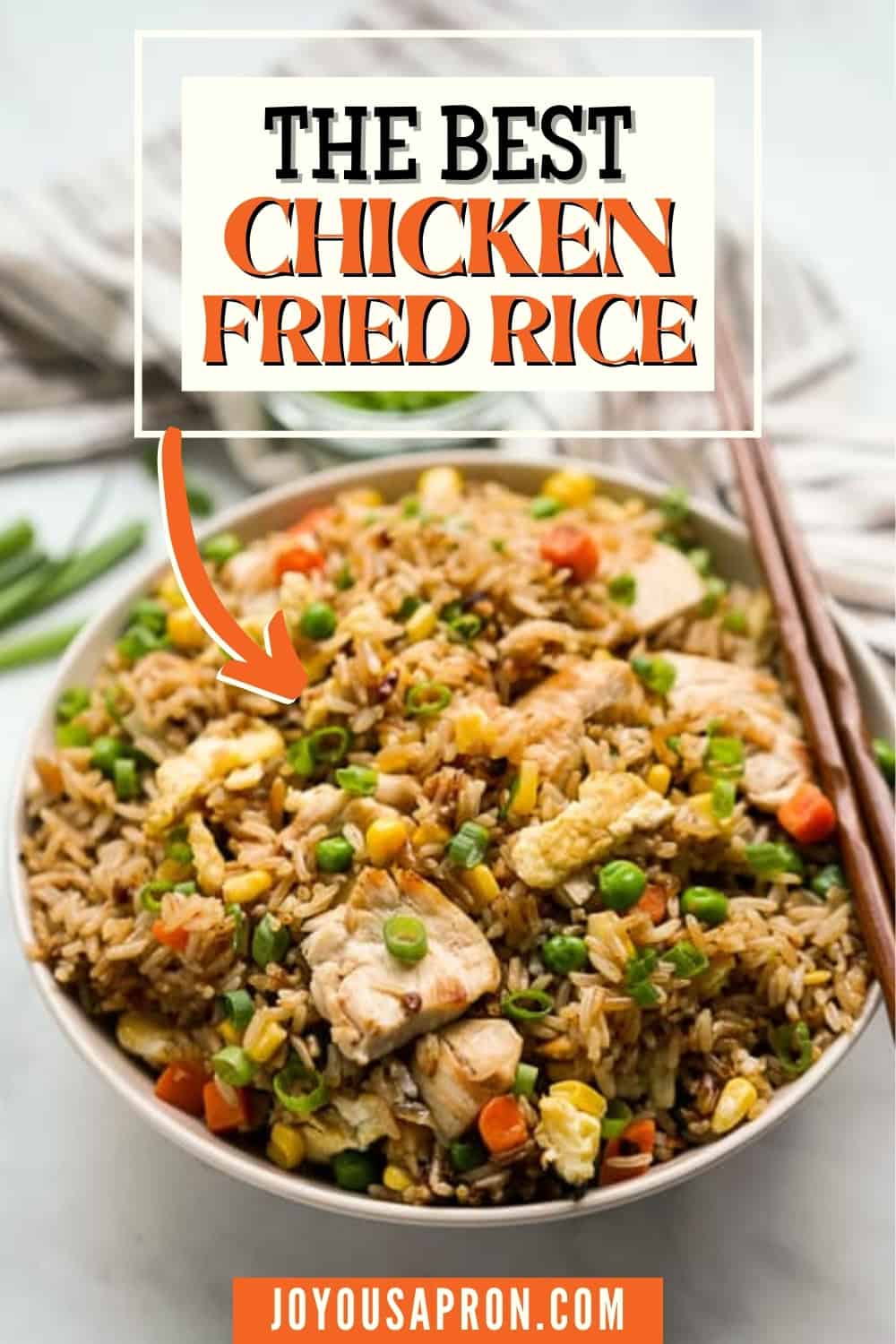 Easy Chicken Fried Rice - The BEST - Joyous Apron