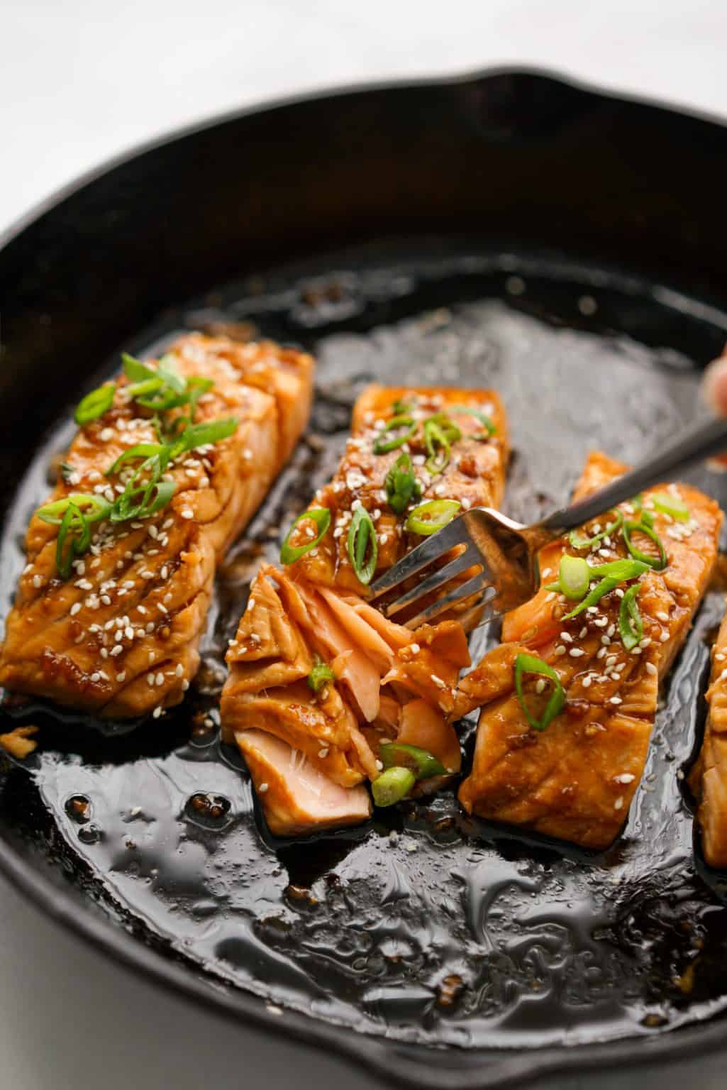 Teriyaki Glazed Salmon (20 minutes only!) - Joyous Apron