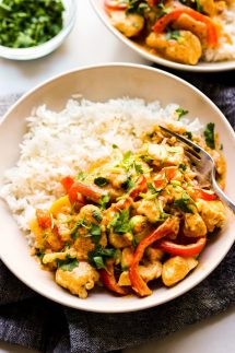 Thai Red Curry with Chicken (Creamy Coconut Curry) - Joyous Apron