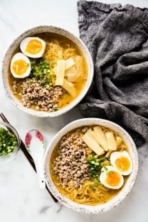 Miso Ramen Noodle Soup - Joyous Apron