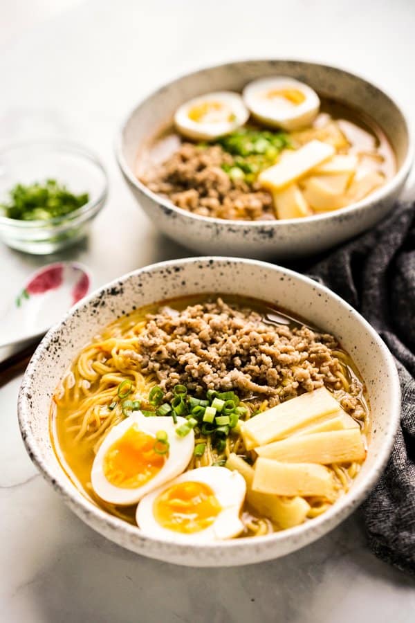Miso Ramen Noodle Soup - Joyous Apron