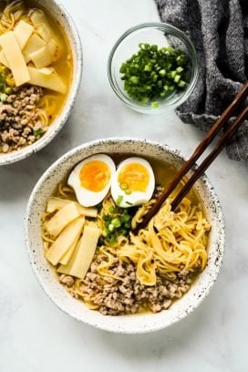 Miso Ramen Noodle Soup - Joyous Apron