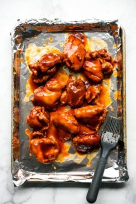 Slow Cooker BBQ Chicken Thighs (Crockpot) - Joyous Apron