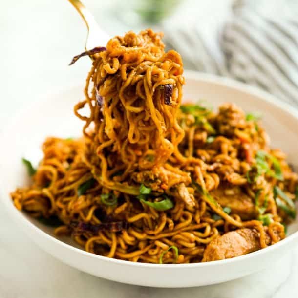 Tom Yum Fried Noodles - Joyous Apron