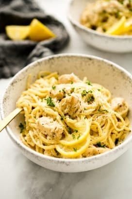 Creamy Lemon Chicken Pasta (30 minutes only!) - Joyous Apron