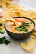 Easy Queso Recipe (Velveeta Rotel Queso) - Joyous Apron