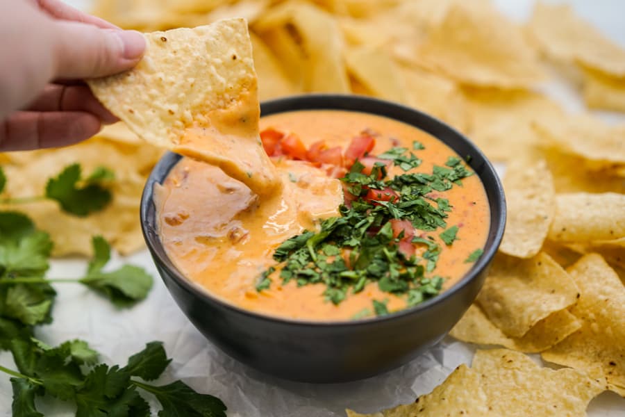 Easy Queso Recipe (Velveeta Rotel Queso) - Joyous Apron