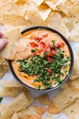 Easy Queso Recipe (Velveeta Rotel Queso) - Joyous Apron