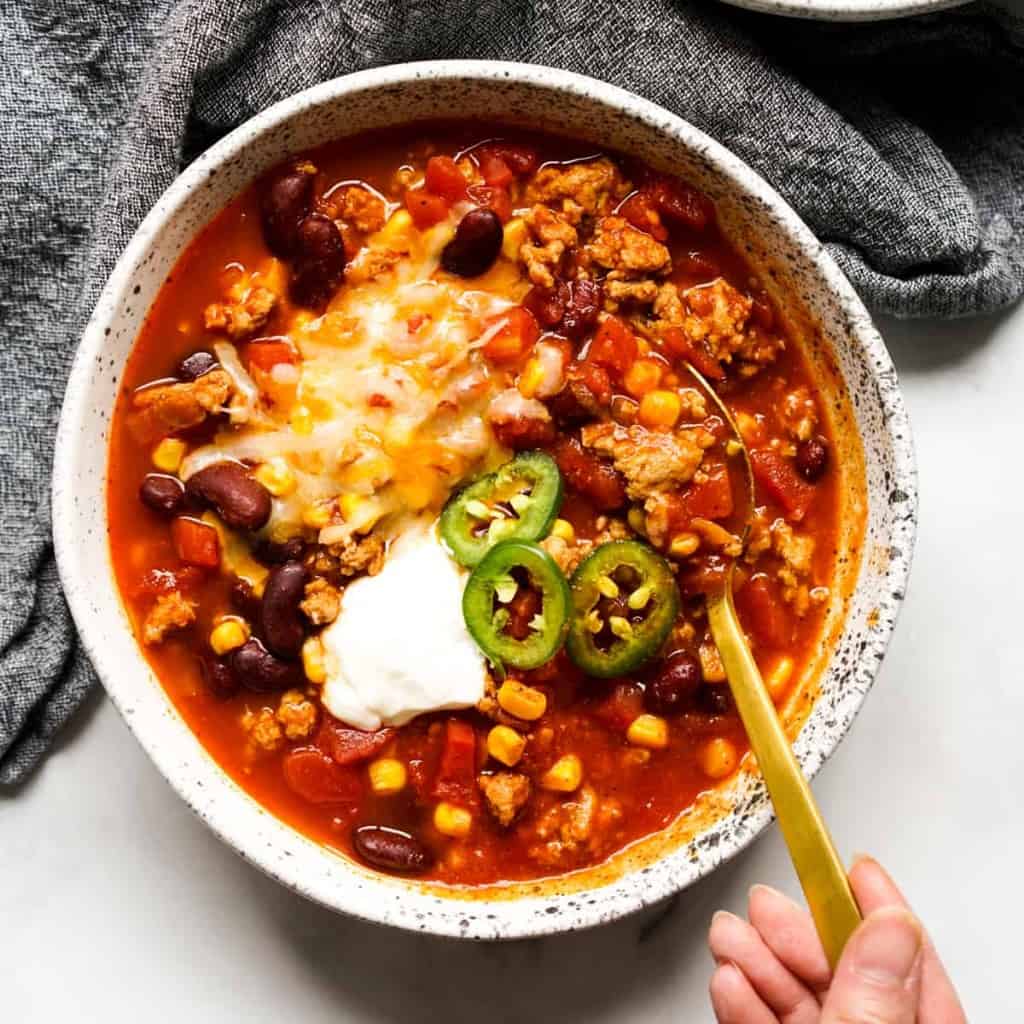 Healthy Turkey Chili (Simple + The BEST!) - Joyous Apron