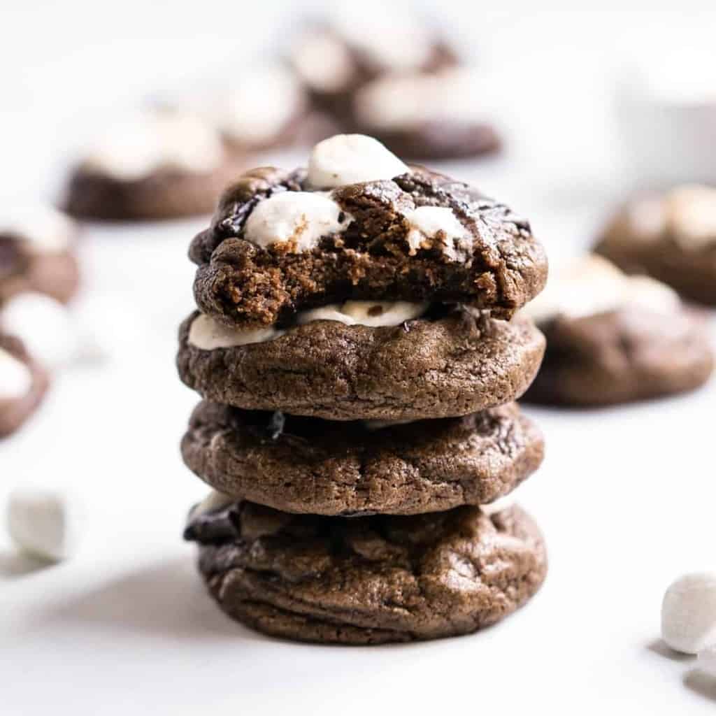 Chocolate Marshmallow Cookies - Joyous Apron