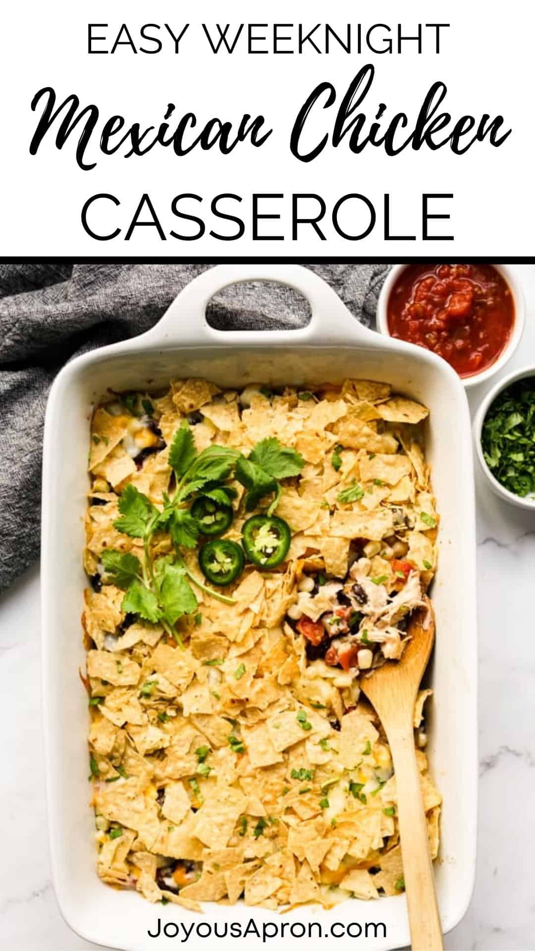 EASY Mexican Chicken Casserole - Joyous Apron