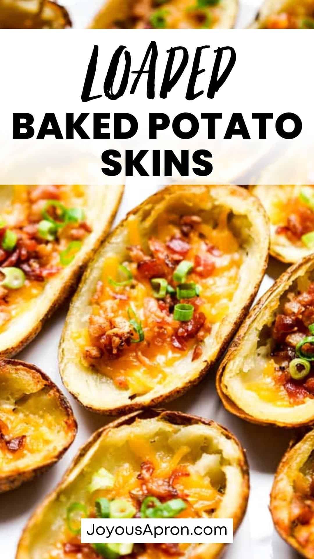 Crispy Baked Potato Skins - Joyous Apron