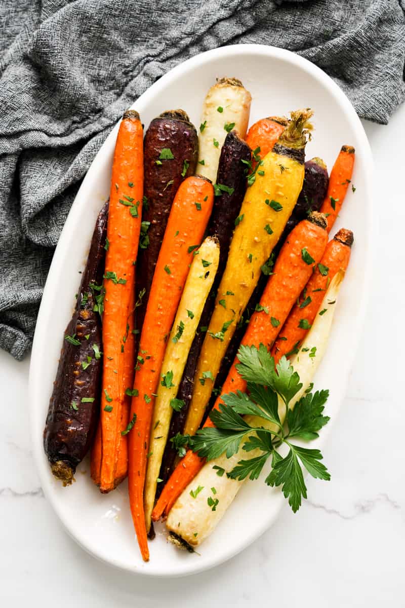 Roasted Whole Carrots - Joyous Apron