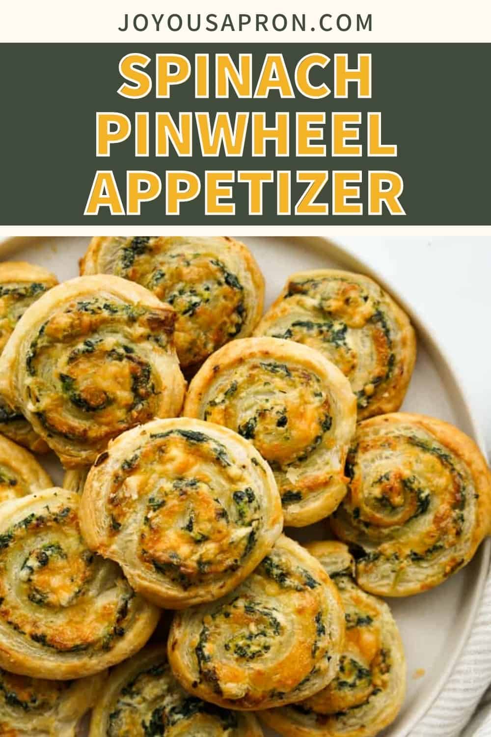 Spinach Pinwheels - Joyous Apron