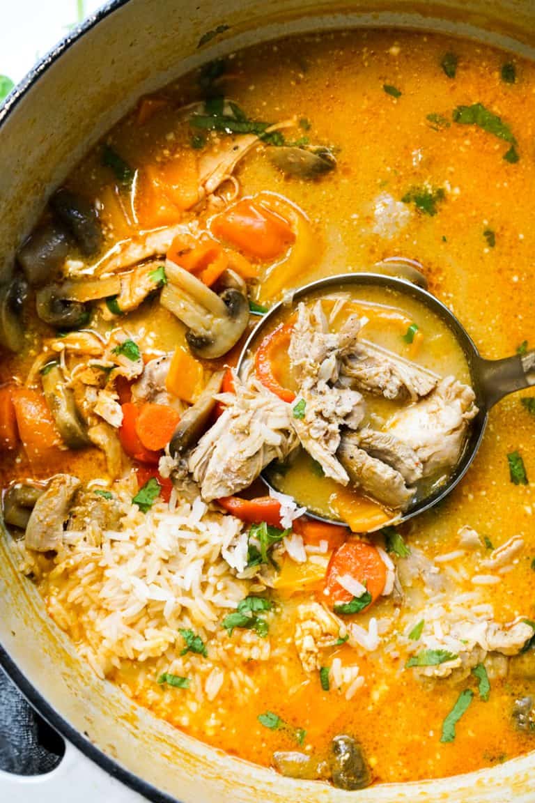 Coconut Curry Chicken Soup - Joyous Apron