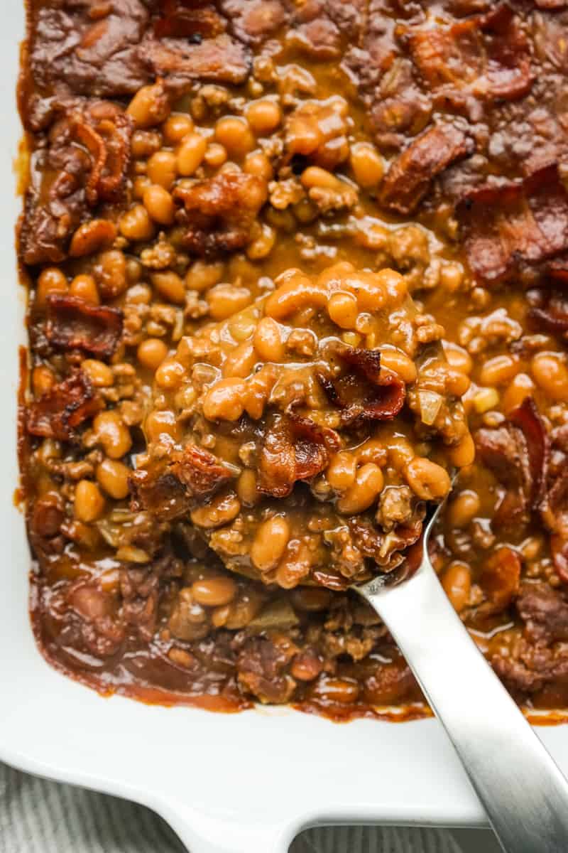 Bbq Baked Beans (with Ground Beef) - Joyous Apron