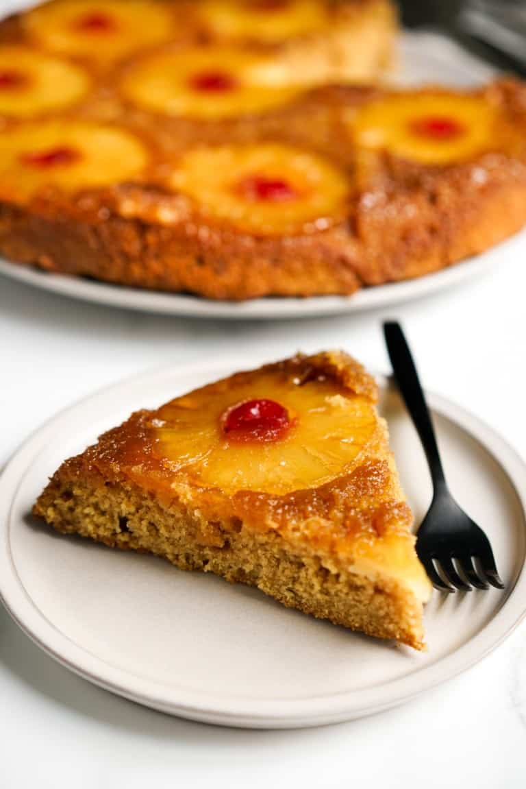 Skillet Pineapple Upside Down Cake - Joyous Apron