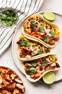 BBQ Chicken Tacos - Joyous Apron