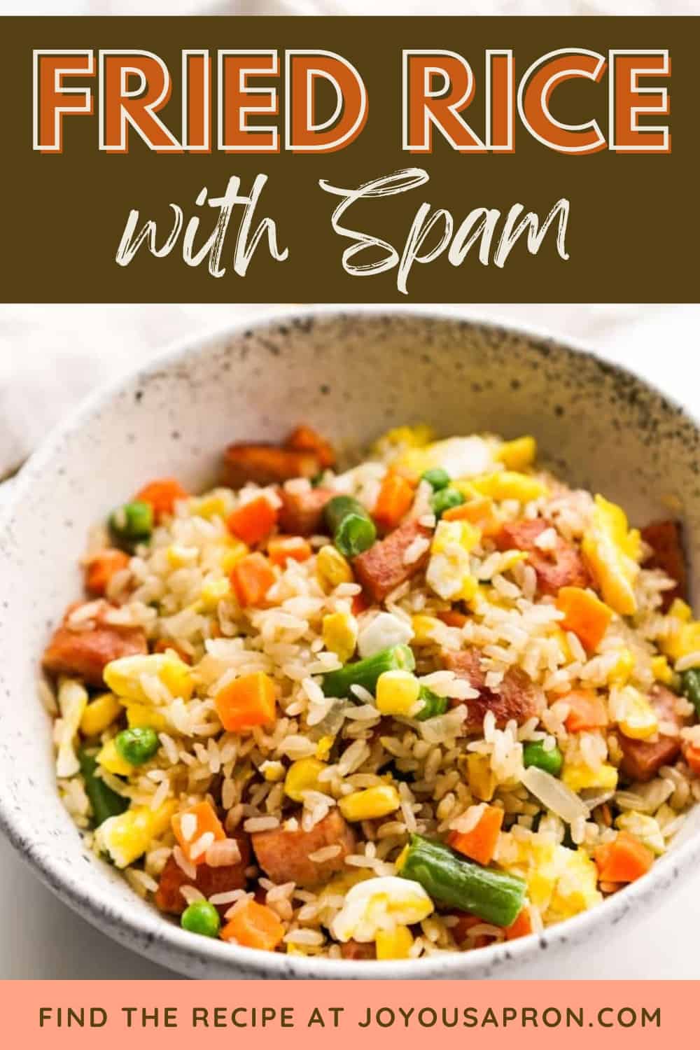 Spam Fried Rice - Joyous Apron