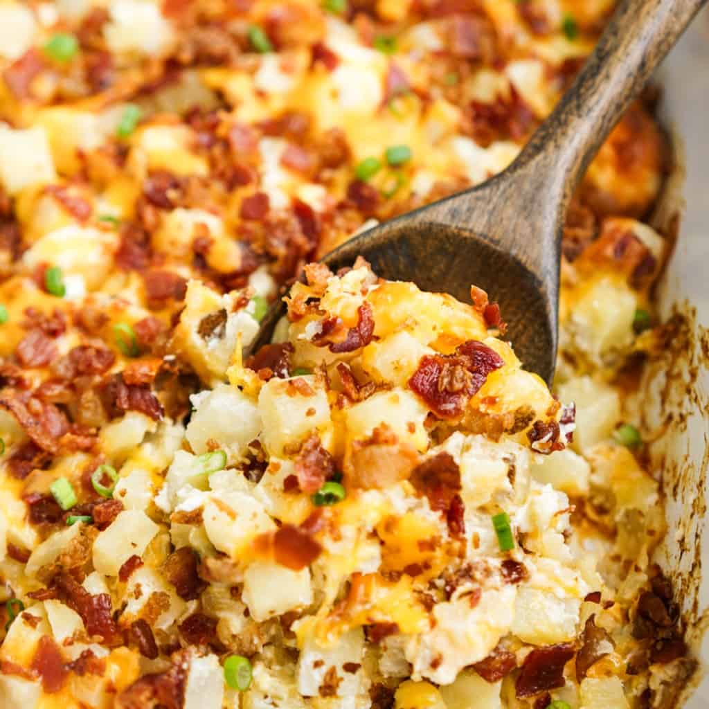 Baked Potato Casserole - Joyous Apron