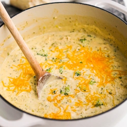 Chicken Broccoli Cheddar Soup - Joyous Apron