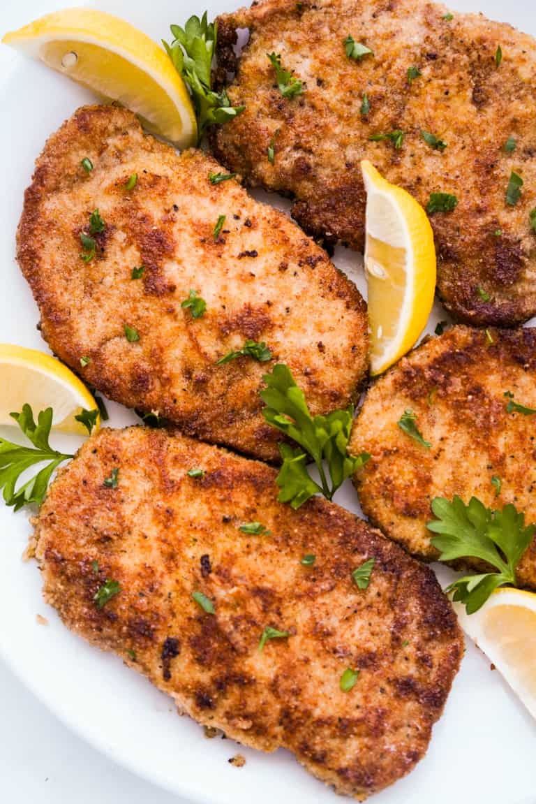 Garlic Parmesan Crusted Pork Chops - Joyous Apron