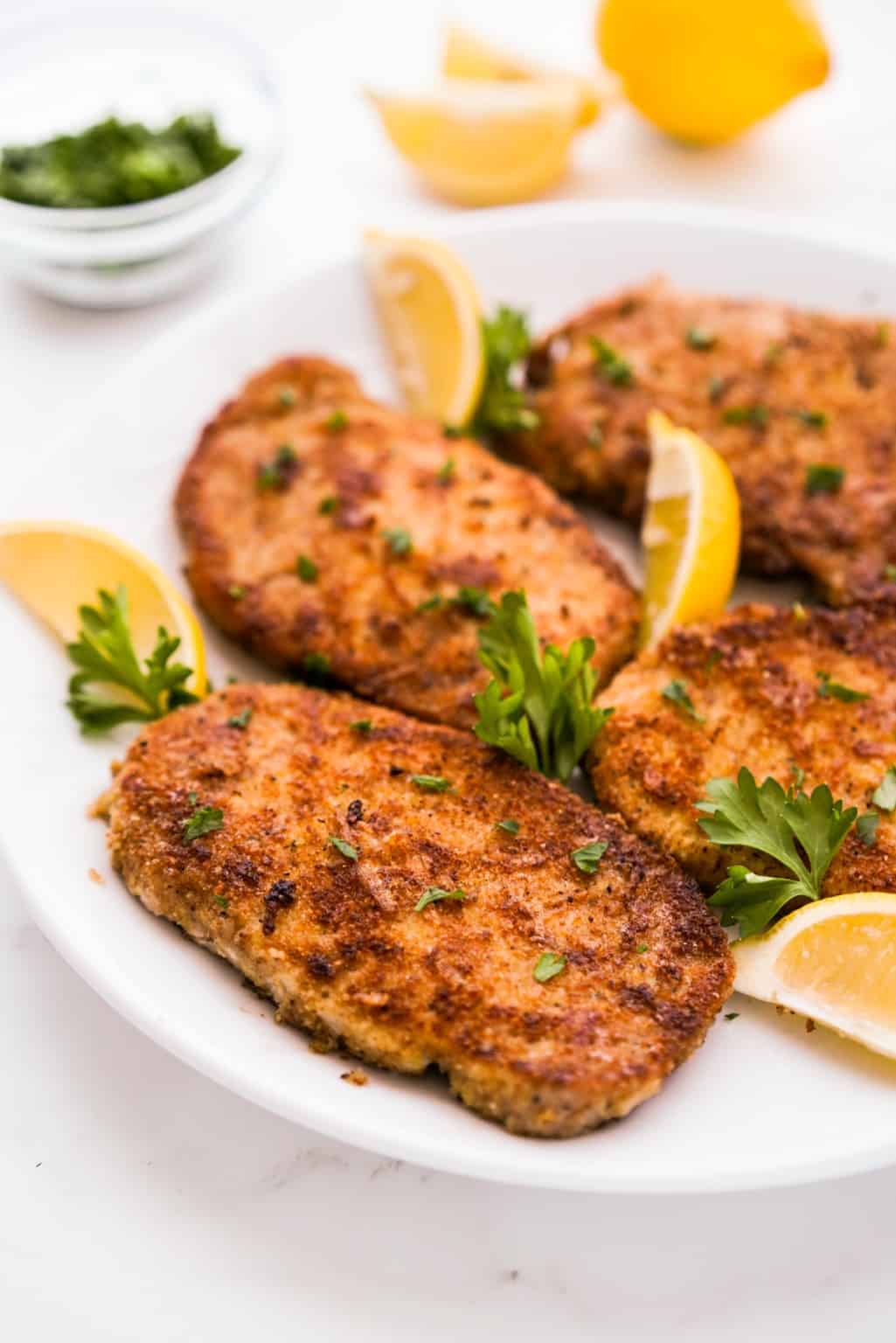 Garlic Parmesan Crusted Pork Chops - Joyous Apron