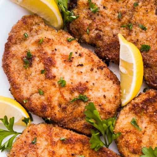 Garlic Parmesan Crusted Pork Chops - Joyous Apron