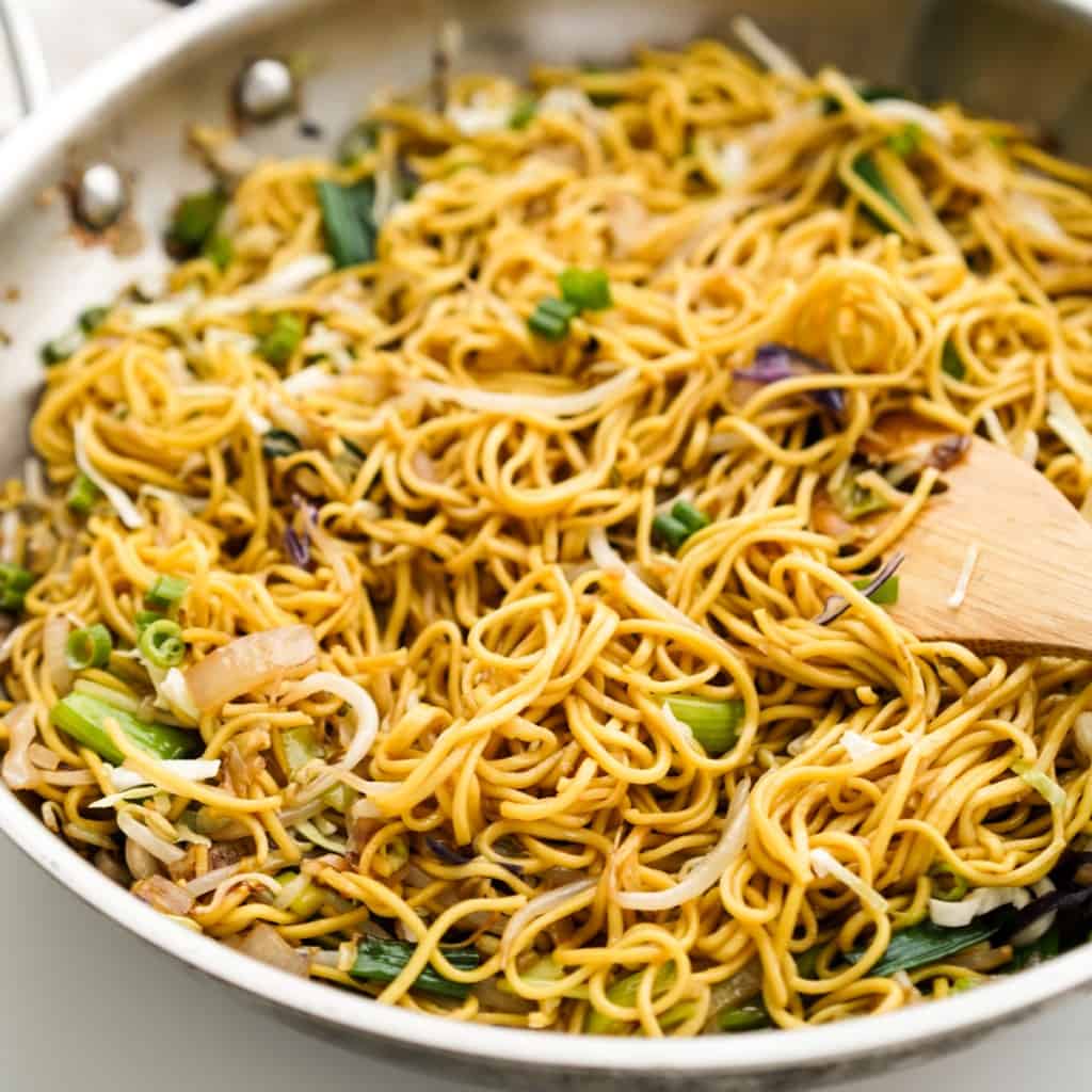 Vegetable Chow Mein - Joyous Apron