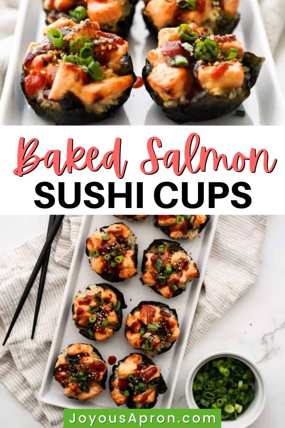 Salmon Sushi Cups - Joyous Apron