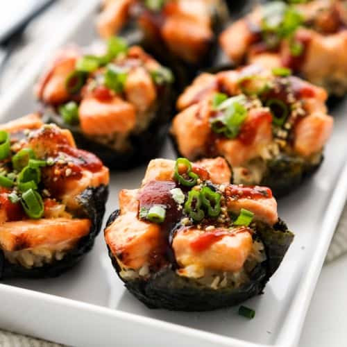 Salmon Sushi Cups - Joyous Apron