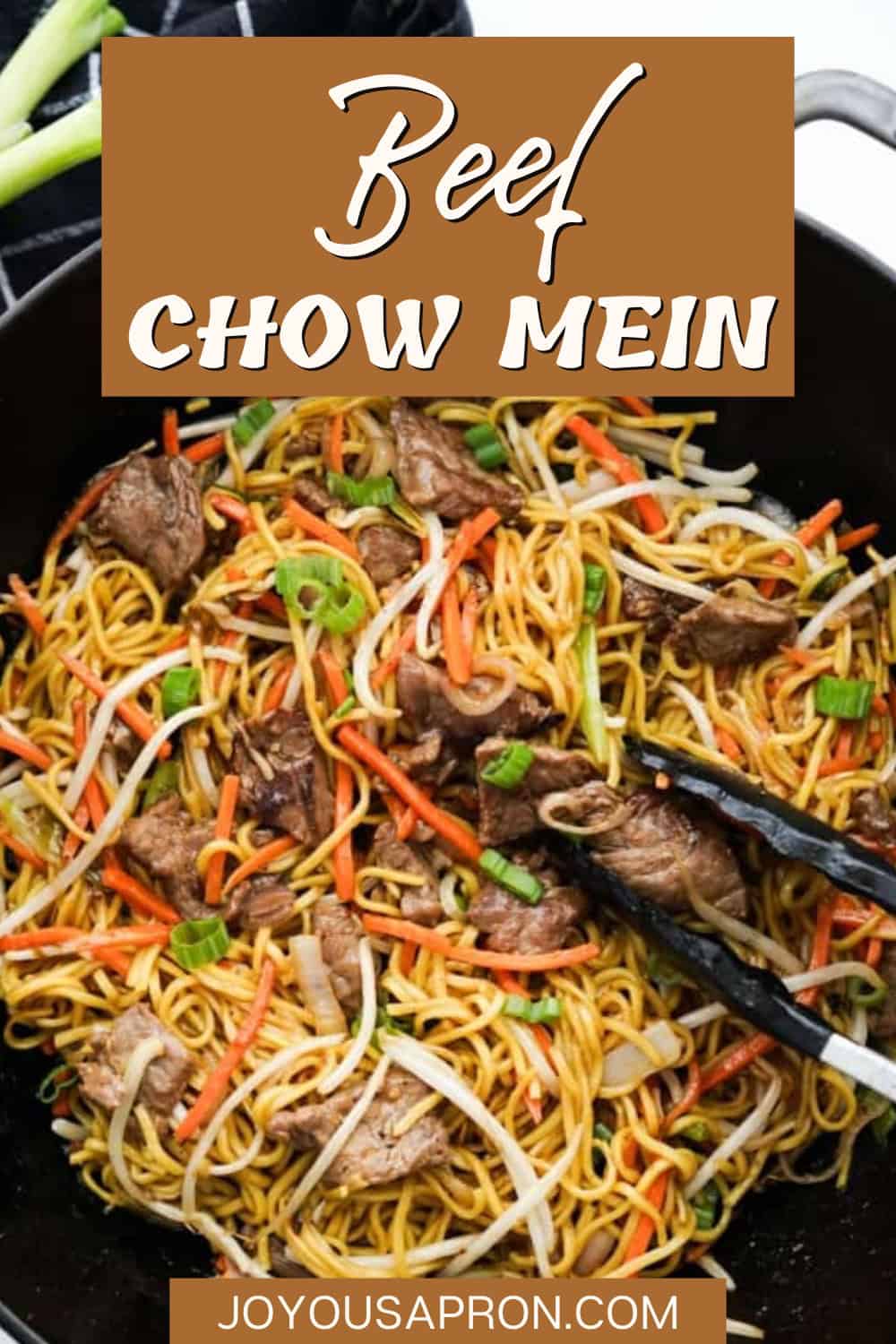 Beef Chow Mein - Joyous Apron