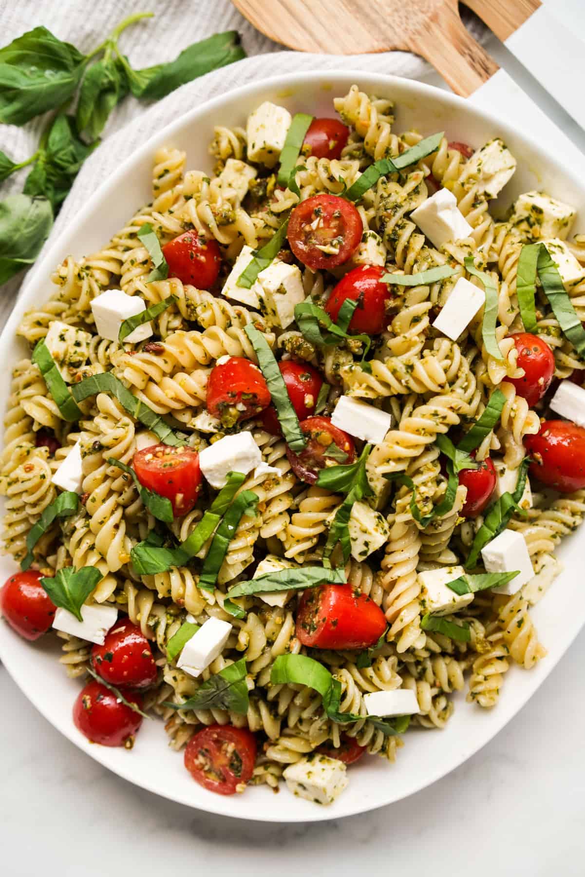 Pesto Pasta Salad - Joyous Apron